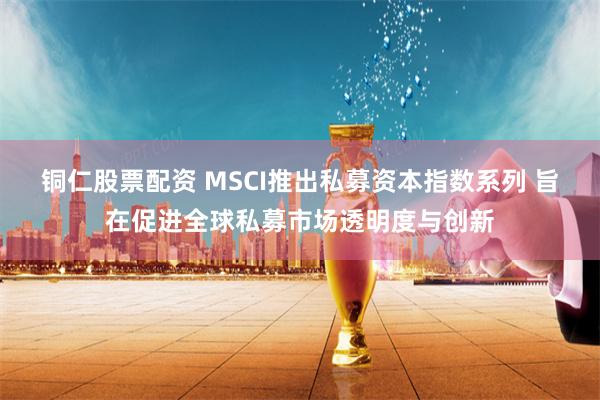 铜仁股票配资 MSCI推出私募资本指数系列 旨在促进全球私募市场透明度与创新